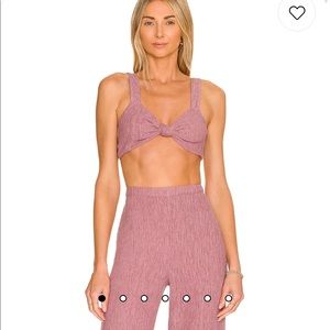 House of Harlow 1960 Sandro Top in Dusty Mauve- XXS